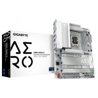 GIGABYTE Placa base Z890 AERO G - Compatible con CPUs Intel Core Ultra (Serie 2), VRM de 16+1+2 fases, hasta 8800MHz DDR5 (OC), 1xPCIe 5.0 + 4xPCIe 4.0, Wi-Fi 7, LAN 2.5GbE, Thunderbolt 4 (Espera 4 dias) en Huesoi